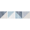 Melange Blue Geometric Porcelain Tile | Tile Club