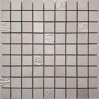 Mistery White Textured Ceramic Mosaic Tile