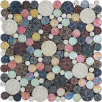bubble glass mosaic tile