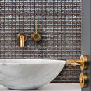 Mizumi Nickel Glass Mosaic Tile | Tile Club