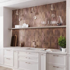 Molten Bronze Brick Ceramic Subway Tile | Tile Club