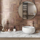Molten Bronze Brick Ceramic Subway Tile | Tile Club