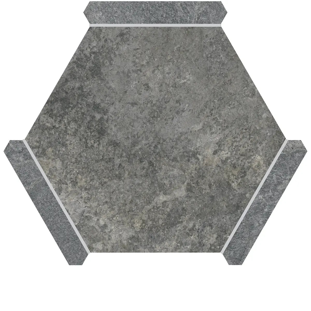 Montura Bronze Slate Porcelain Hexagon Tile | Tile Club
