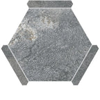 Montura Bronze Slate Porcelain Hexagon Tile | Tile Club