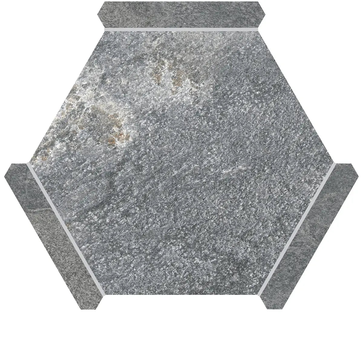 Montura Bronze Slate Porcelain Hexagon Tile | Tile Club