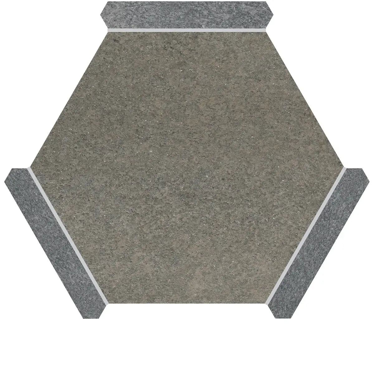 Montura Bronze Slate Porcelain Hexagon Tile | Tile Club