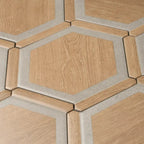 Montura Wood Look Porcelain Hexagon Tile | Tile Club