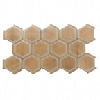Montura Wood Look Porcelain Hexagon Tile | Tile Club