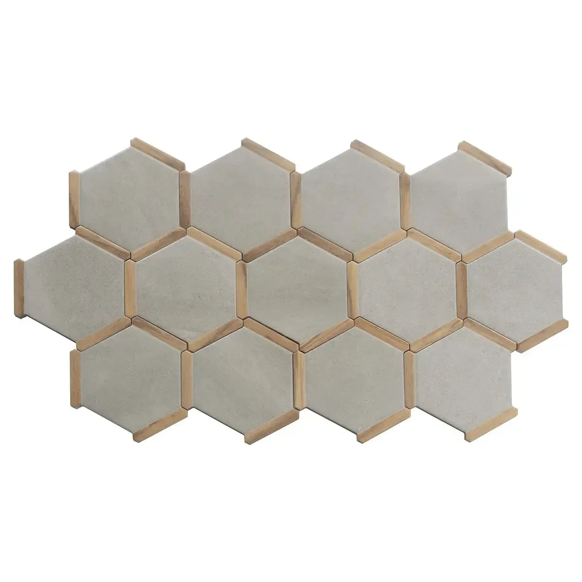 Montura Concrete Porcelain Hexagon Tile | Tile Club