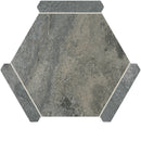 Montura Gray Granite Porcelain Hexagon Tile