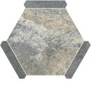 Montura Gray Granite Porcelain Hexagon Tile