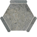 Montura Gray Granite Porcelain Hexagon Tile