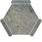 Montura Gray Granite Porcelain Hexagon Tile | Tile Club