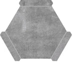 Montura Gray Slate Porcelain Hexagon Tile | Tile Club