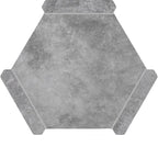 Montura Gray Slate Porcelain Hexagon Tile | Tile Club