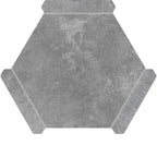 Montura Gray Slate Porcelain Hexagon Tile | Tile Club