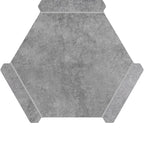 Montura Gray Slate Porcelain Hexagon Tile | Tile Club