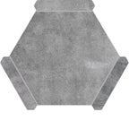 Montura Gray Slate Porcelain Hexagon Tile | Tile Club