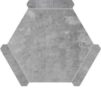 Montura Gray Slate Porcelain Hexagon Tile | Tile Club