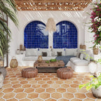 Montura Terracotta Porcelain Hexagon Tile | Tile Club