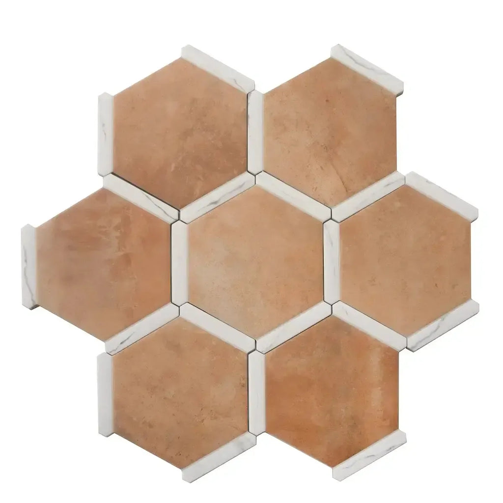 Montura Terracotta Porcelain Hexagon Tile | Tile Club