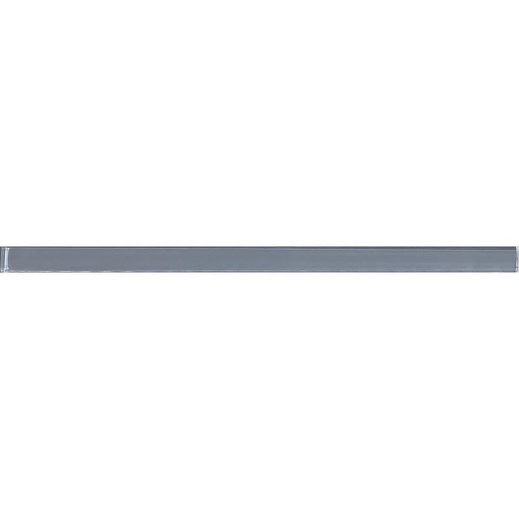 0.6" x 12" Moongrey Glass Pencil Liner | Tile Club | Position1