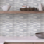 Moongrey Triangle Glass Mosaic Tile | Tile Club