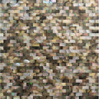 Mother Of Pearl Grey Bricks Mosaic Tile | Tile Club 