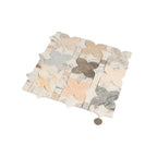 Multicolor Stars and Marble Mosaic Tile