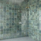Munson Green Gloss Ceramic Square Tile 6"x6" | Tile Club