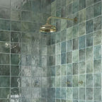 Munson Green Gloss Ceramic Square Tile 6"x6" | Tile Club