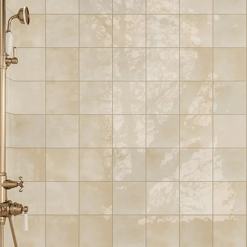 Nerida Canvas Glossy 5.9" Porcelain Pool Tile | Tile Club