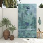 Nerida Green Glossy 5.9" Porcelain Pool Tile | Tile Club