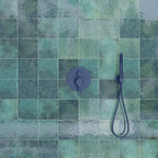 Nerida Green Glossy 5.9" Porcelain Pool Tile | Tile Club