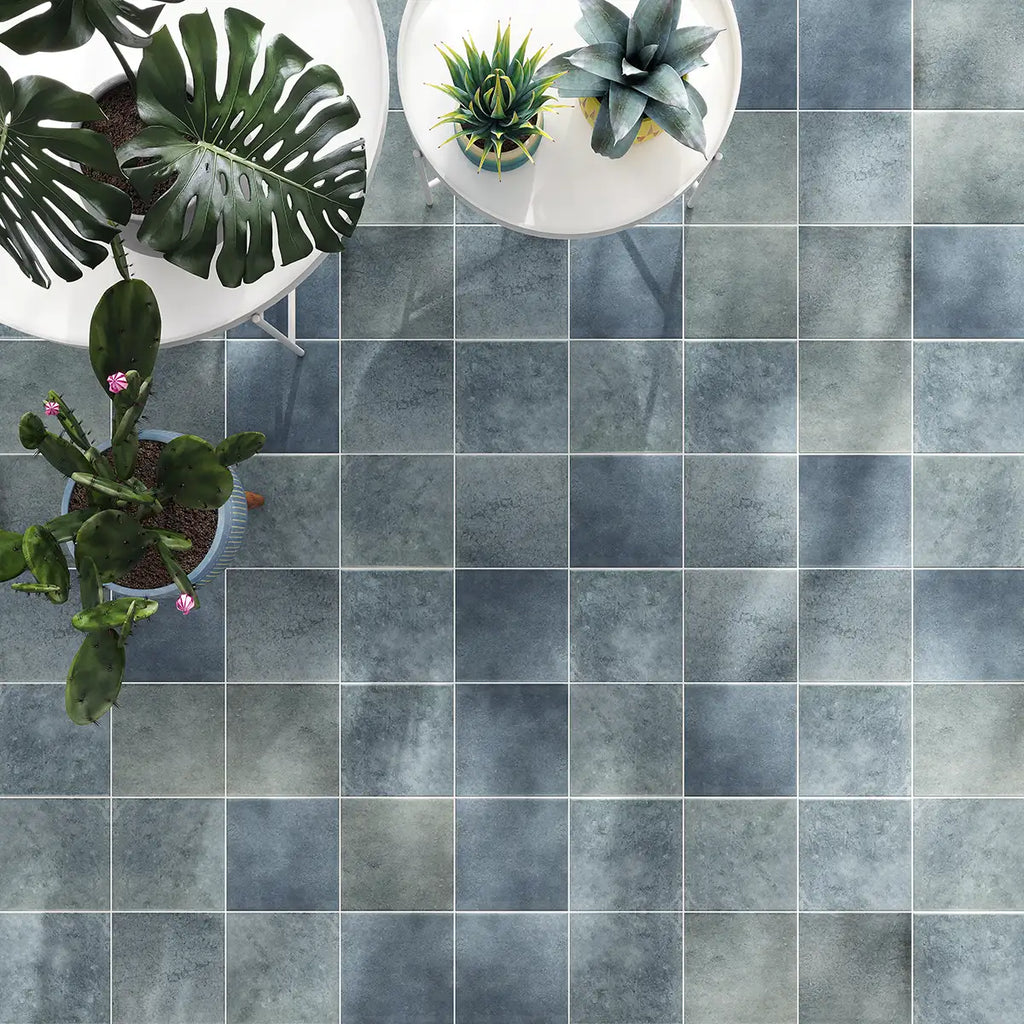 Nerida Indigo Matte 5.9" Porcelain Pool Tile | Tile Club