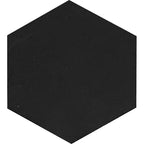 Nero Marquina 10 Inch Hexagon Honed Marble Mosaic Tile black hexagon tile