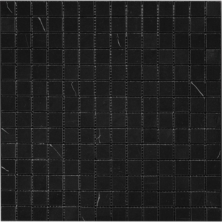 nero marquina polished mosaic tiles
