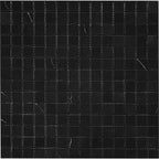 nero marquina polished mosaic tiles