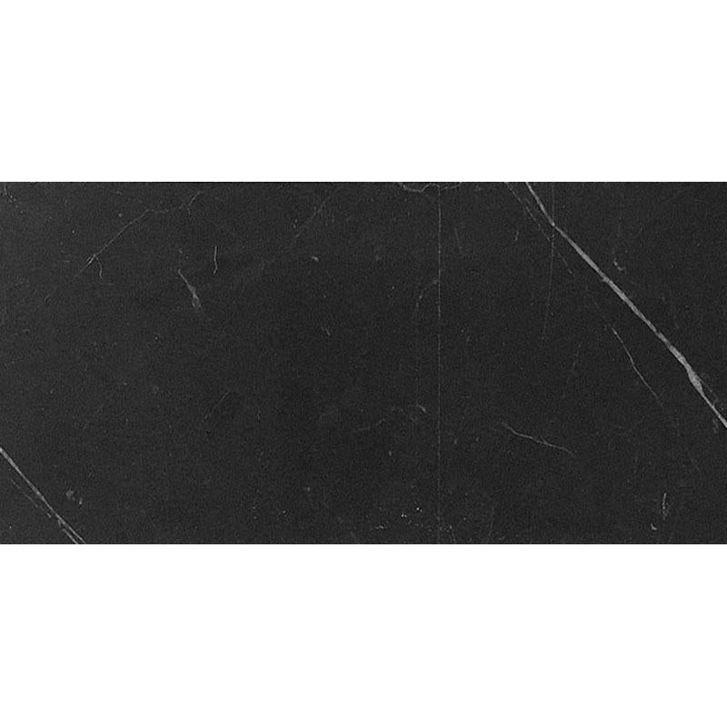 Nero Marquina honed black marble subway tile