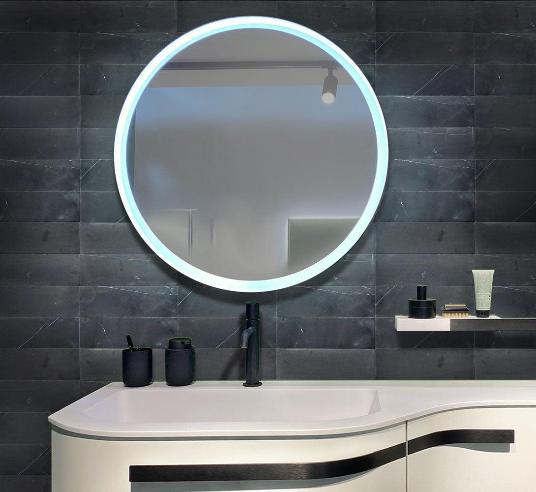 Nero Marquina Black Marble Subway Tile Bathroom