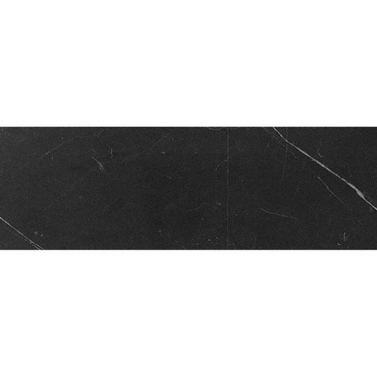 4x12 Honed Nero Marquina Marble Tile