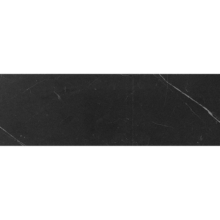 4" x 12" Nero Marquina Honed Marble Tile Sample