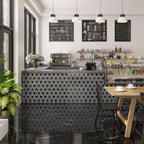 Nero Marquina And Thassos White 6 Inch Hexagon Marble Mosaic Tile | Tile Club