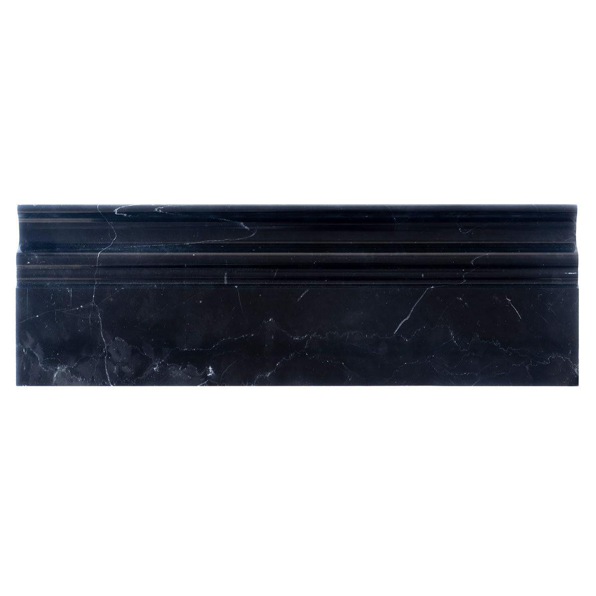 Nero Marquina Baseboard | Tile Club