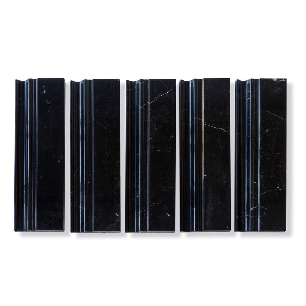 Nero Marquina Baseboard | Tile Club