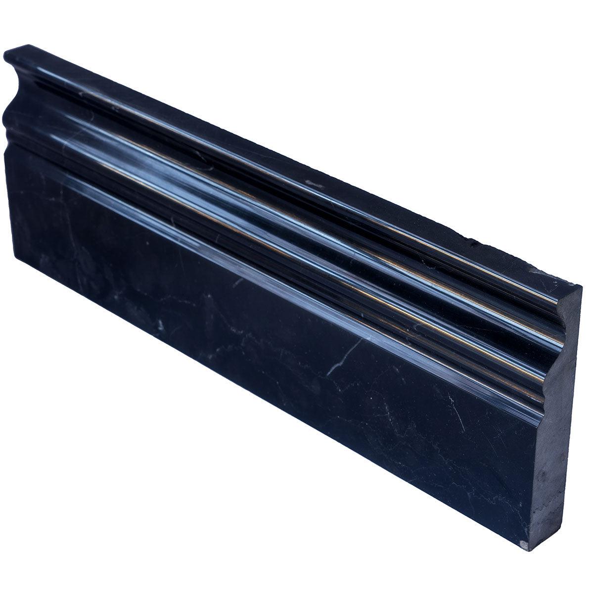 Nero Marquina Baseboard | Tile Club