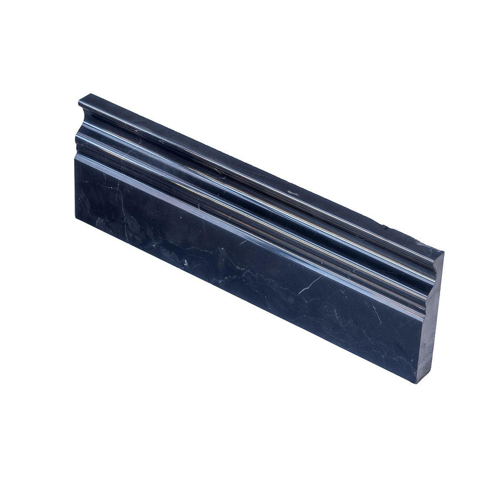 Nero Marquina Baseboard | Tile Club