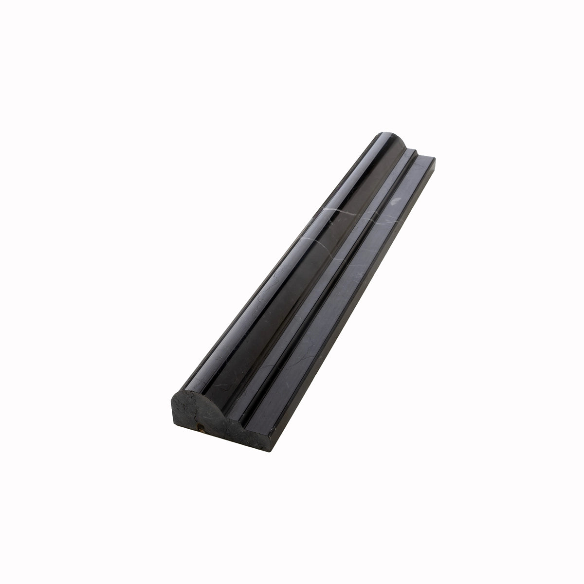Nero Marquina Marble Chair Rail Polished | Tile Club