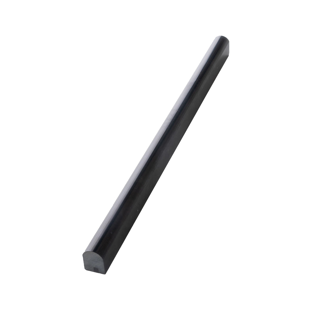 Nero Marquina Marble Pencil Liner Polished | Tile Club