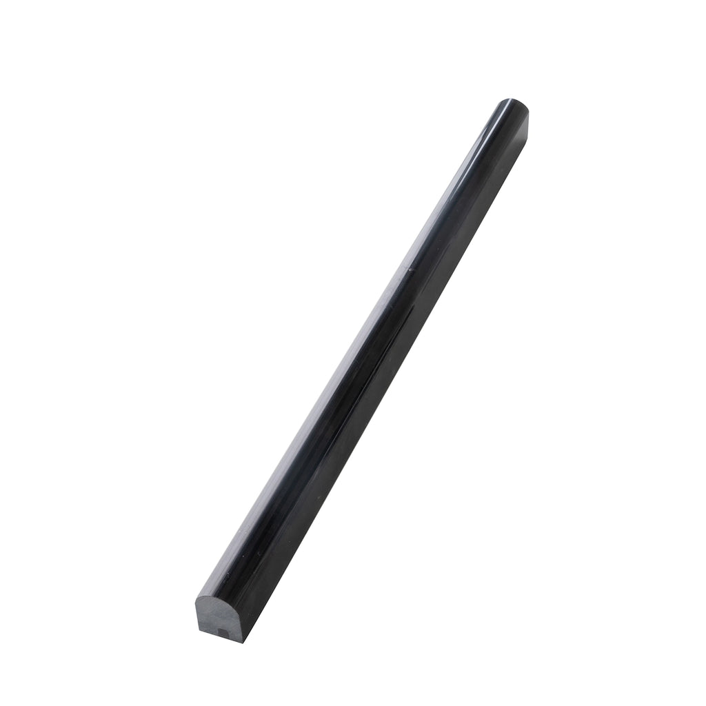 Nero Marquina Marble Pencil Liner Polished | Tile Club